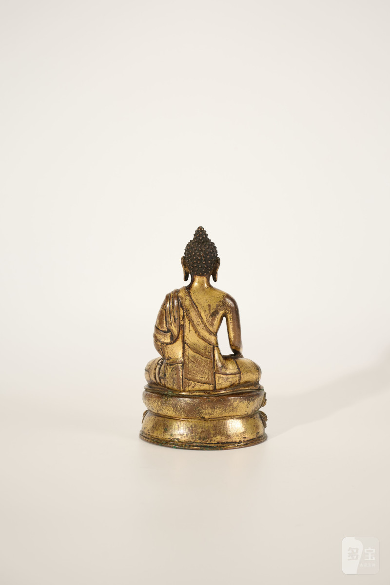 Lot934 明 铜鎏金释迦牟尼 - 图6